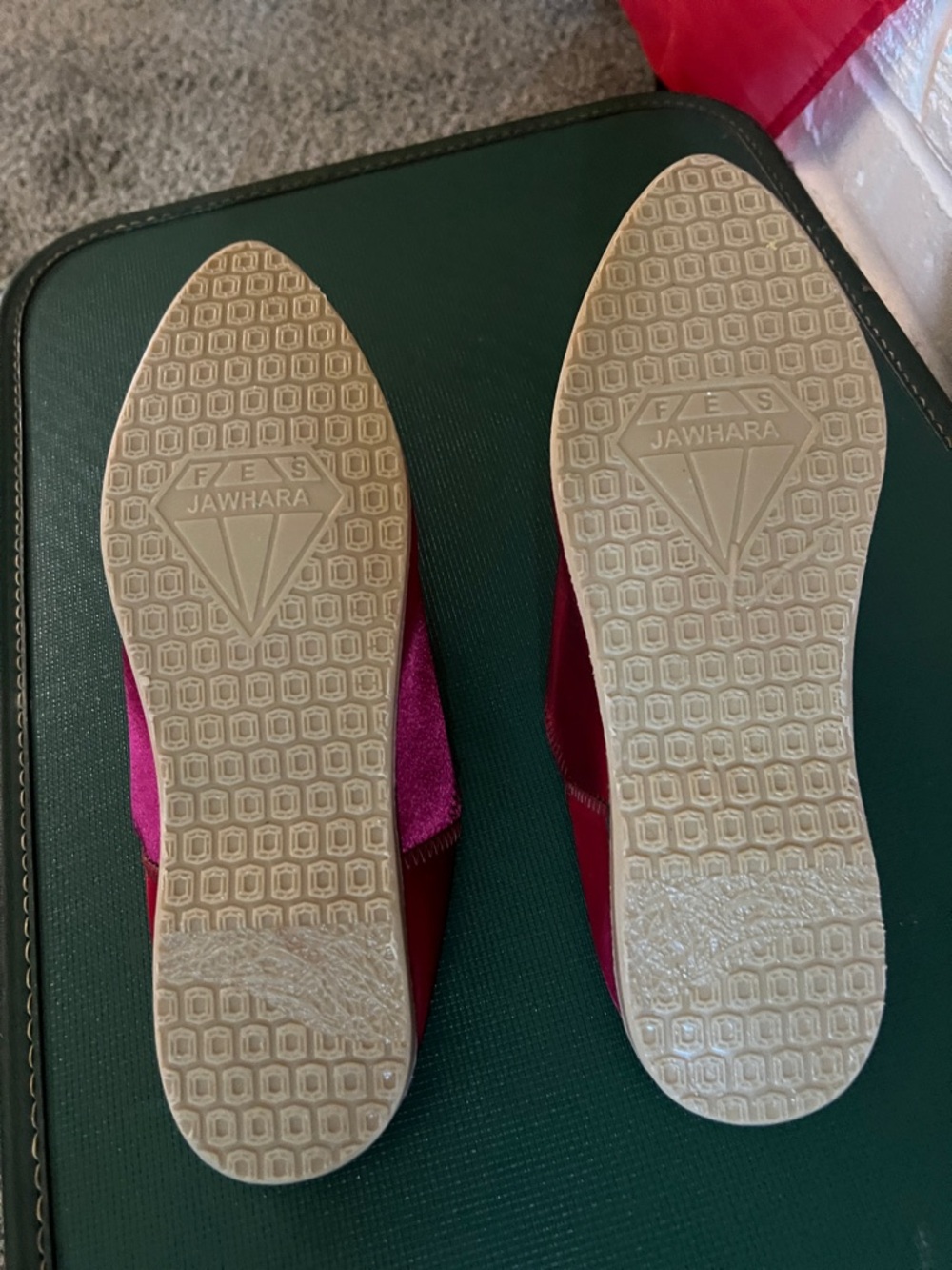 Moroccan Slippers - Red - Picture 5 of 5